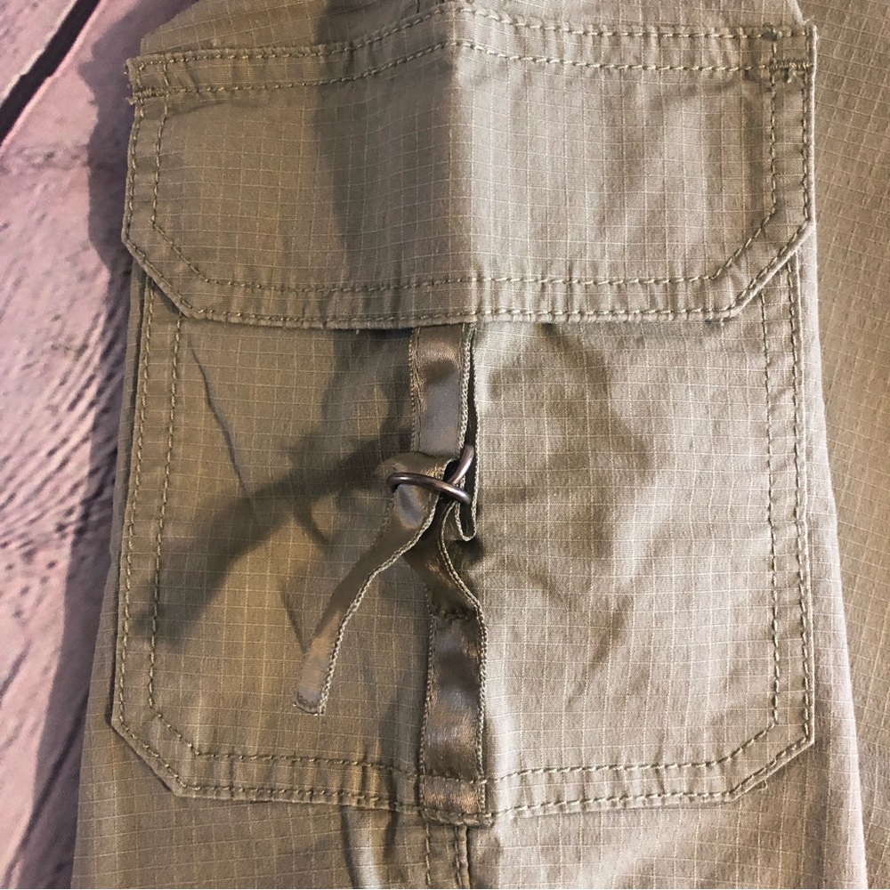 NWT Lane Bryant Cotton Sage Capris- Size 16 - Picture 6 of 11